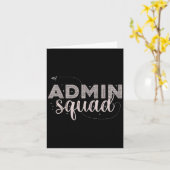 管理チーム 事務サポート オフィスチーム 秘書 カード (黄色い花)