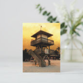 管理パブリックビーチライフガードステーション ポストカード (スタンド正面)