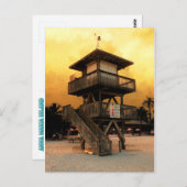 管理パブリックビーチライフガードステーション ポストカード (正面/裏面)