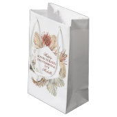 管理パーソナライズされたプロフェッショナル日 スモールペーパーバッグ (裏面アングル)