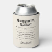 管理パーソナライズされた補おもしろい助 缶クーラー (缶正面)