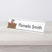 管理プロフェッショナルのカスタマイズ デスクネームプレート (正面)