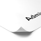 管理プロフェッショナルのヒーローのパーソナライおもしろいズ ポスター (角)