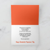 管理プロフェッショナルの日サンキューカード サンキューカード (内部)