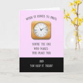 管理プロフェッショナルの日付カード カード (黄色い花)