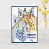 管理プロフェッショナルの日付5 カード (黄色い花)