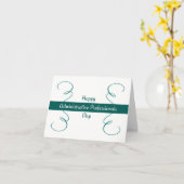 管理プロフェッショナルの日札 カード (黄色い花)