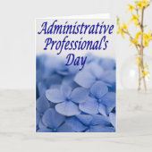 管理プロフェッショナルの日4 カード (黄色い花)