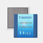 管理プロフェッショナルの日（青） マグネット (正面/裏面)