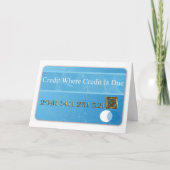 管理プロフェッショナルの評価の時間値 サンキューカード (正面)