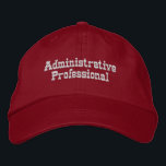 管理プロフェッショナルキャップ印刷された管理者Hat 刺繍入りキャップ<br><div class="desc">Office管理や管理者の役割に精通したユーザー向けに設計された管理プロフェッショナルキャップを使用して、プロフェッショナルイメージを強化。このキャップは、スタイル、心地よい、および機能をブレンドし、あなたのプロフェッショナルの服装を補完する。帽子の名前を変更または編集できる。</div>