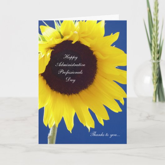 管理プロフェッショナルデイカード – 感謝してい-  サンキューカード (正面)