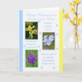 管理プロフェッショナルデイカード – 春フロ カード (黄色い花)