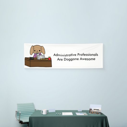 管理プロフェッショナルドゴネ素晴らしドッグ 横断幕 (トレードショー)