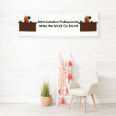 管理プロフェッショナルワールド(ブロンド) 横断幕 (インサイチュ)