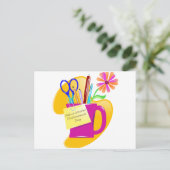 管理プロフェッショナル日デザイン ポストカード (スタンド正面)