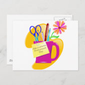 管理プロフェッショナル日デザイン ポストカード (正面/裏面)