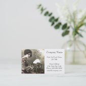 管理プロフェッショナル日ヴィンテージ写真 名刺 (スタンド正面)