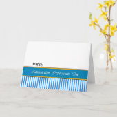 管理プロフェッショナル日 カード (黄色い花)