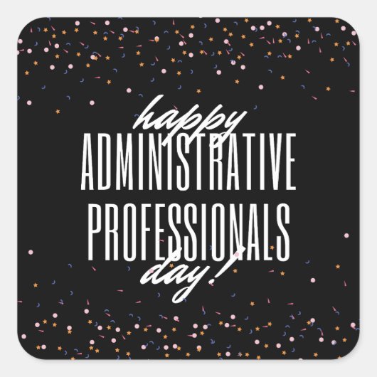 管理プロフェッショナル日 スクエアシール (正面)