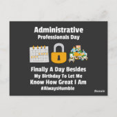 管理プロフェッショナル日 ポストカード (裏面)