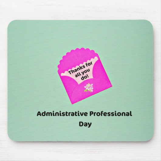 管理プロフェッショナル日 マウスパッド (正面)