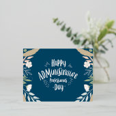 管理プロフェッショナル日 箔シーズンポストカード (立ち正面)