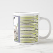 管理ボスをオフィスに戻すヴィンテージスタイル ジャンボコーヒーマグカップ (右)