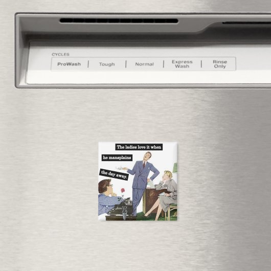 管理ボスをオフィスに戻すヴィンテージスタイル マグネット (インサイチュ (食洗機))