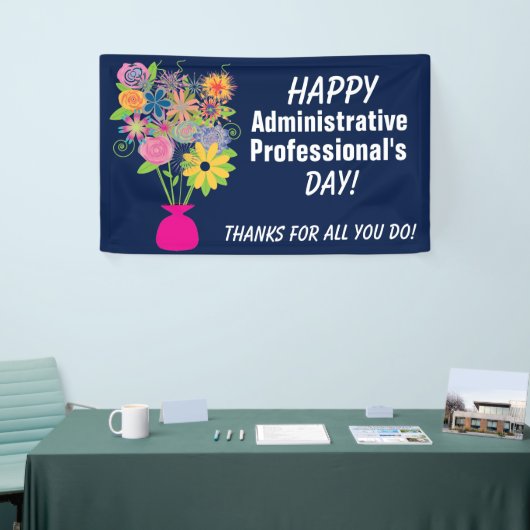 管理上のプロフェッショナルの日の旗 横断幕 (トレードショー)