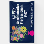 管理上のプロフェッショナルの日の旗 横断幕 (縦)