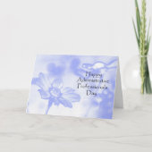 管理上の専門日カード -- 花 サンキューカード (正面)