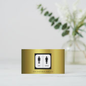 管理人の管理人の女中サービス 名刺 (スタンド正面)