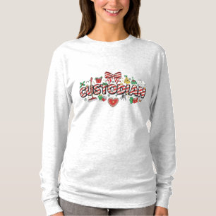管理人クリスマス長袖 Tシャツ