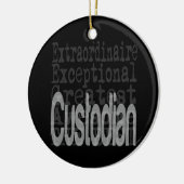 管理人並外 セラミックオーナメント (左)