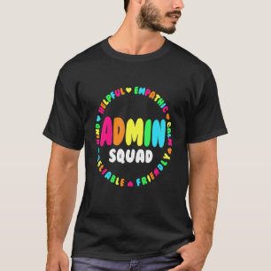 管理分校アシスタントの管理者 Tシャツ
