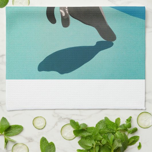 管理威厳のある者 キッチンタオル (折り畳み)