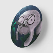 管理時計 ラウンド壁時計 (傾斜)