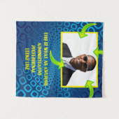 管理素晴らしプロフェッショナルのカスタム写真 タペストリー (正面(横))