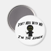 管理者に迷惑を掛けない マグネット (正面/裏面)