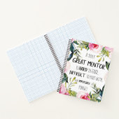 管理者の上司へのメンターのギフト ノートブック (内部)