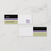 管理者の名刺 スキニー名刺 (正面/裏面)