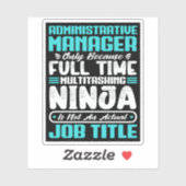 管理者の役職の専門技能 シール (シート)