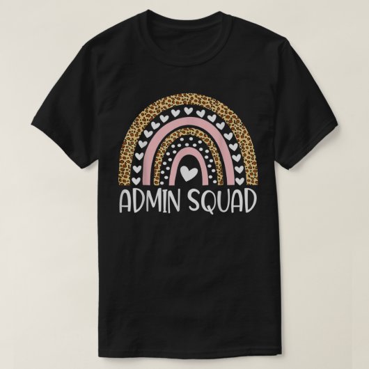 管理者スクワッド管理者レインボー先生に戻る Tシャツ (デザイン正面)
