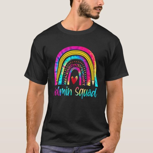 管理者チーム管理者絞り染め先生の戻り先 Tシャツ (正面)
