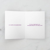 管理者プロフェッショナルの日(ストライプ電話あり) カード (内部)