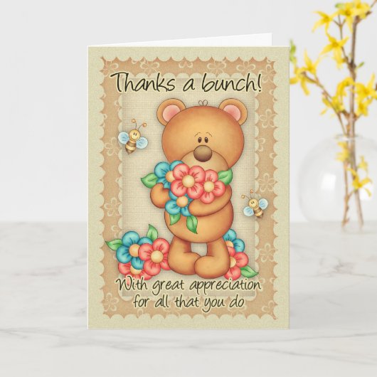 管理者プロフェッショナルの日 – 管理担当者 カード (黄色い花)