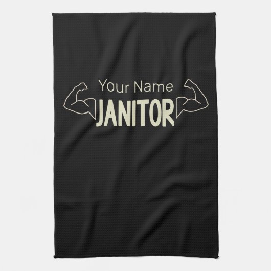 管理者又は管理デザイン設備管理者 キッチンタオル (縦)