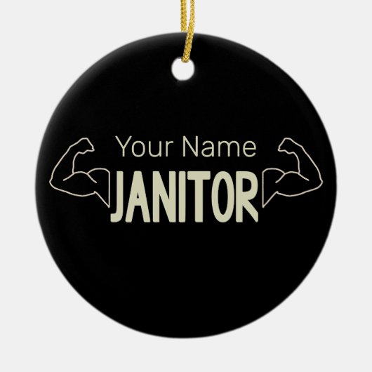 管理者又は管理デザイン設備管理者 セラミックオーナメント (正面)