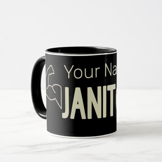 管理者又は管理デザイン設備管理者 マグカップ (正面左)